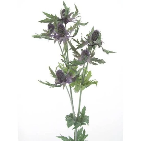 Artificial Eryngium Thistles Sea Holly Lavender Blue 80cm - E002 