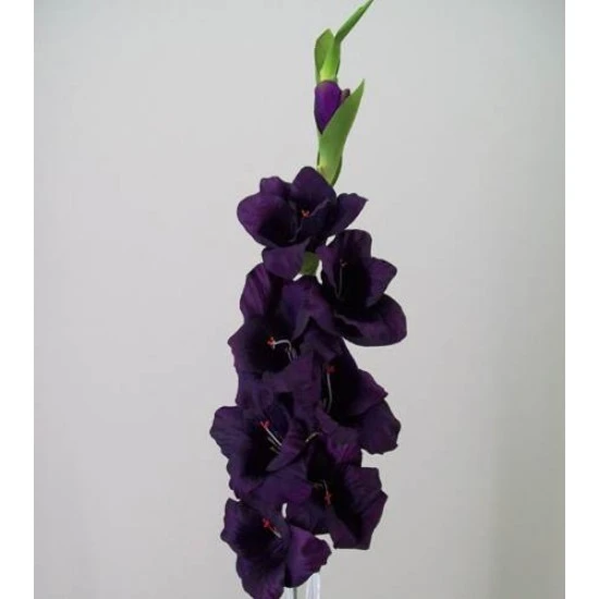 Artificial Gladiola Damson 94cm - G034 