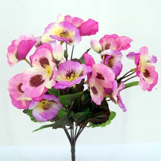 Pink Pansies 25cm - P005 U3
