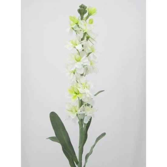 Artificial Stocks White Flowers 85cm - S011 R2