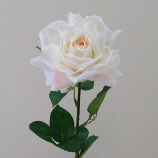 Artificial Roses Champagne Moment Cream Pink 70cm - R146 Q4