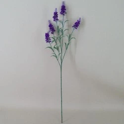 Artificial Silk Lavender Stem Purple 72cm - L004 E3