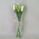 Artificial Tulips Bunch Cream 33cm - T033 HH3