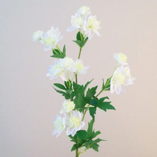 Artificial Astrantia White 65cm - A105 A2