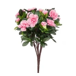 Artificial Azalea Plants Pink 36cm - A154 D3