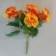 Artificial Begonia Plants Orange 28cm - B086 H3