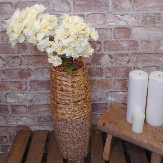 Artificial Cherry Blossom Branch Buttermilk Yellow 73cm - B092 A1