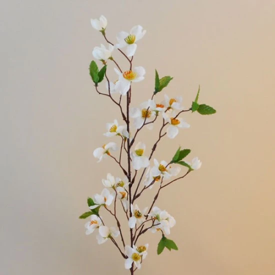 Artificial Orange Blossom Branch White 79cm - B060 