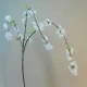 Weeping Cherry Blossom Branch White 123cm - B065 A1