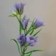 Artificial Campanula Bell Flowers Purple 49cm - B070 A4