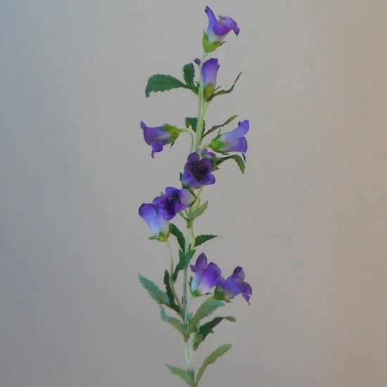 Artificial Campanula Bell Flowers Purple 88cm - C102 H3