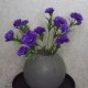 Fleur Artificial Carnations Bunch Purple 45cm - C253 C4