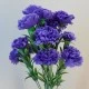 Fleur Artificial Carnations Bunch Purple 45cm - C253 C4
