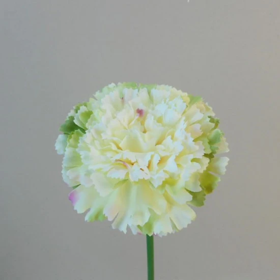 Silk Carnations Cream and Green 38cm - C003 B4