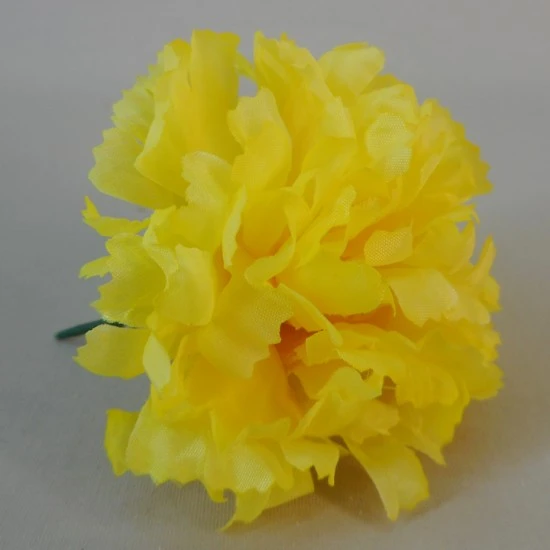 Short Stem Carnation Yellow 9cm - C069 FF3