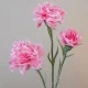 Artificial Spray Carnations Pink 60cm - C039 B3