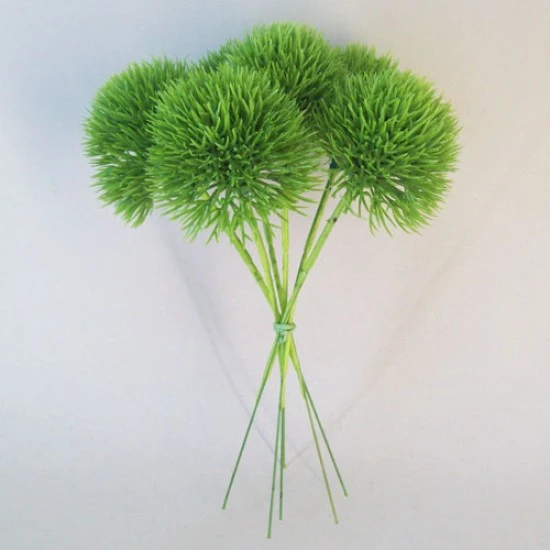 Artificial Trick Dianthus Green 18.5cm - D086 