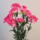 Fleur Artificial Carnations Bunch Pink 45cm - C244 J2
