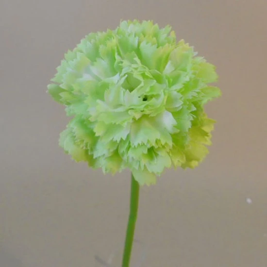Mini Artificial Carnations Lime Green 31cm - C105 A3