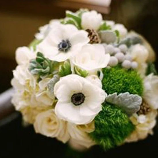 Artificial Trick Dianthus Spray Green 64cm - D085 D2