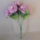 Artificial Ball Chrysanthemum Bunch Heather - C044 BX1