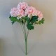 Artificial Ball Chrysanthemum Bunch Pale Pink 42cm - C043 BX3