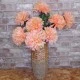 Artificial Pompom Chrysanthemum Peach 80cm - C239 BB4