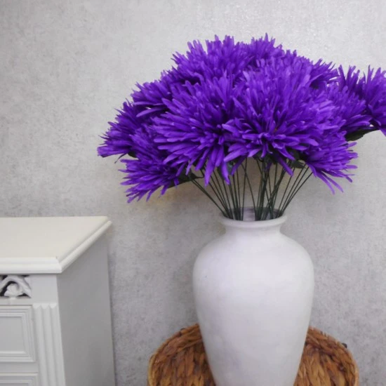 Artificial Spider Chrysanthemums Carnival Purple 64cm - S073 LL4
