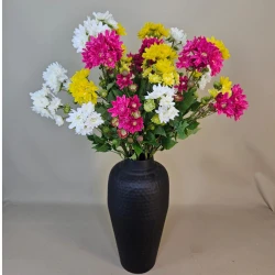 Artificial Spray Chrysanthemums Hot Pink 78cm - C130