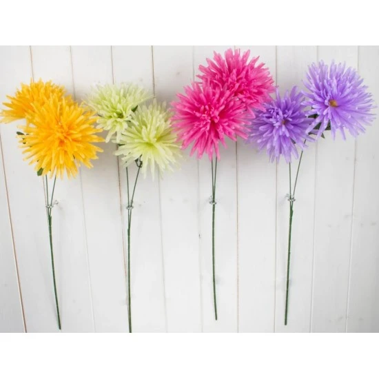 Artificial Spider Chrysanthemums Lilac 64cm - S137 S2