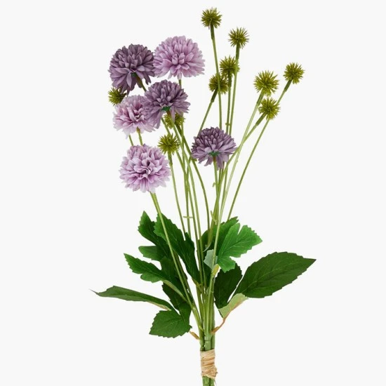 Purple Chrysanthemum Bouquet 60cm - C076 BB1