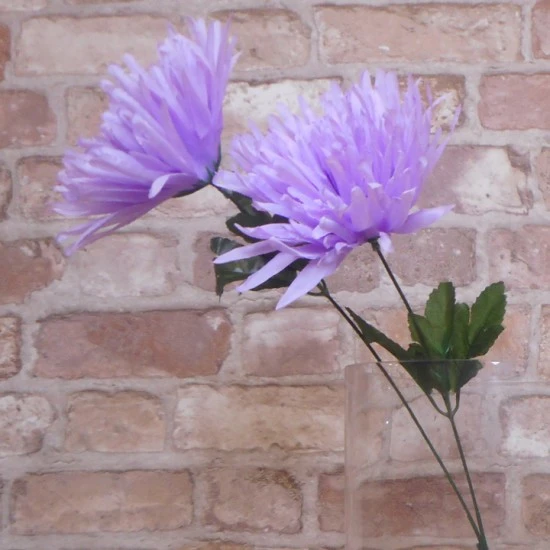 Artificial Spider Chrysanthemums Lilac 64cm - S137 S2