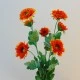 Artificial Spray Chrysanthemums Orange 69cm - G006 E4