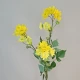 Artificial Spray Chrysanthemums Yellow 78cm - C127