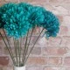 Artificial Pompom Chrysanthemum Teal 73cm - C053 C3