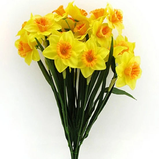 Two Tone Daffodil Bunch 48cm - D002 F1