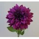 Artificial Dahlia Aubergine Purple 66cm - D184 