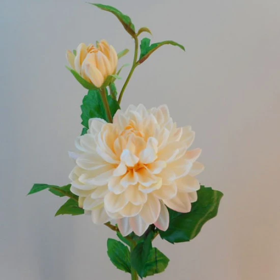 Rydal Artificial Dahlias Peach 67cm - D019 AA2
