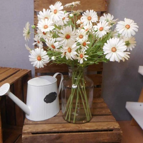 Silk Daisies | Large Artificial Field Daisy 64cm - D016 E2