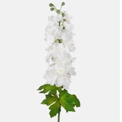 Artificial Larkspur Delphiniums Cream 78cm - D062 R4