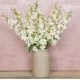 Luxury Ivory Silk Delphinium or Larkspur 72cm - D034 
