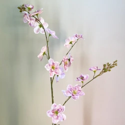 Artificial Larkspur Mauve Pink Flowers 97cm - L058 J1