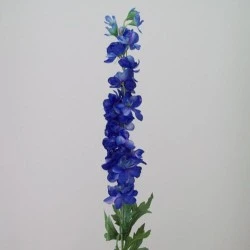 Blue Silk Delphiniums or Larkspur 90cm - D097 G3