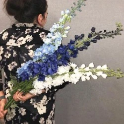 Artificial Delphiniums Gigante Blue 135cm - D012 A1