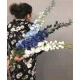 Artificial Delphiniums Gigante White 135cm - D031 G1