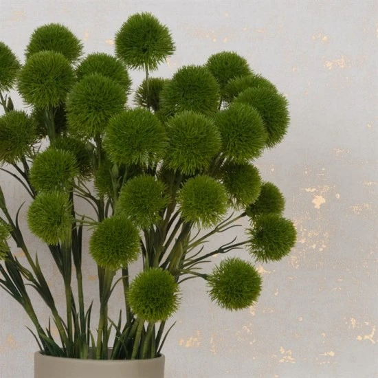 Artificial Trick Dianthus Spray Green 64cm - D085 D2