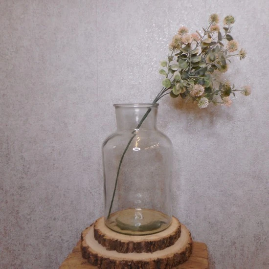 Artificial Floss Flowers Pale Pink 56cm - F055 BB2