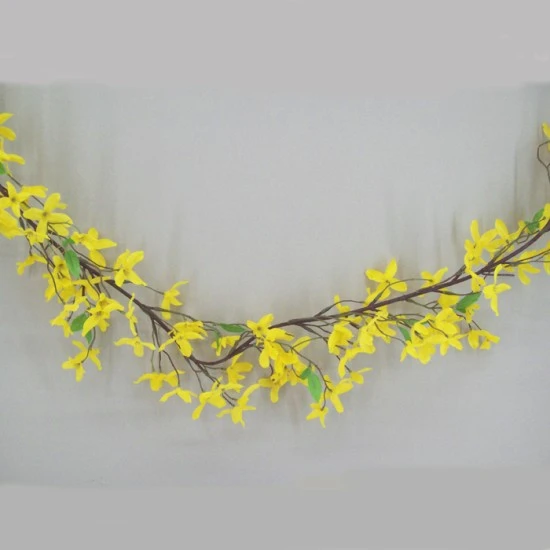 Silk Forsythia Garland 182cm - F019 G2