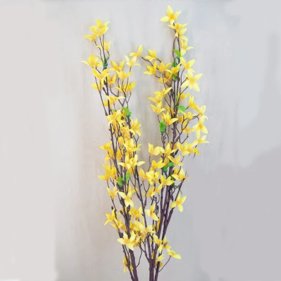 Artificial Forsythia Bush Yellow 76cm - F053 E2