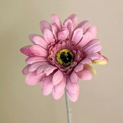 Artificial Gerbera Dusky Pink 53cm - G087